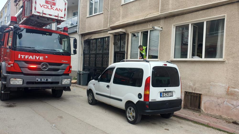 Bursa'da mucize kurtuluş; Açık unuttuğu gaz canında ediyordu