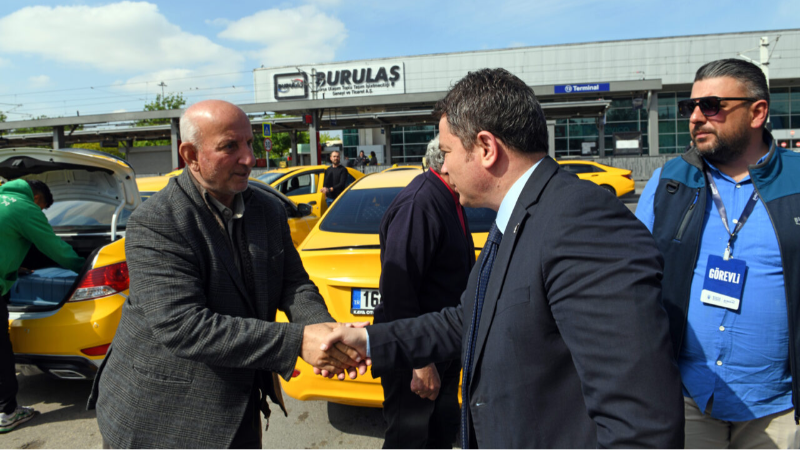 Başkan Aydın taksici esnafının sorunlarını dinledi