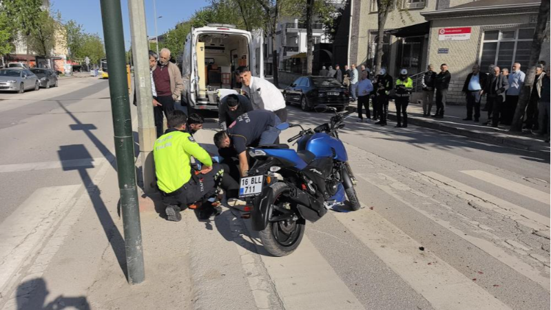 Bursa'da motosiklet kazalarının ardı arkası kesilmiyor