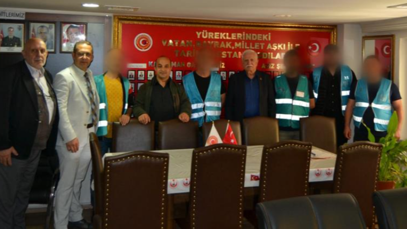 Bursa'da hükümlülerden Şehit Aileleri Vakfı'nda destek