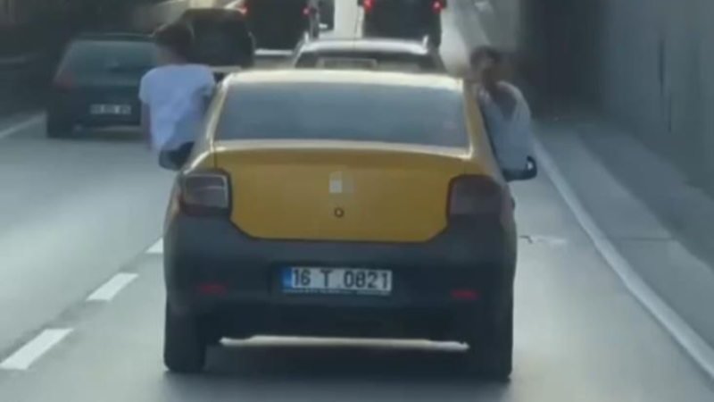 Bursa trafiğinde neler oluyor neler...