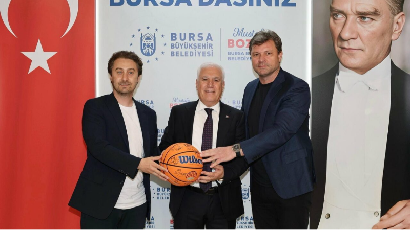 Başkan Mustafa Bozbey'in özel konukları...