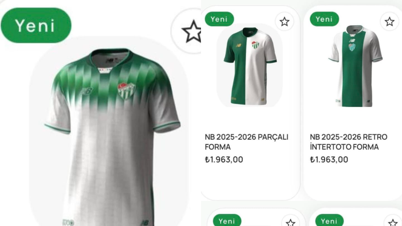 Bursaspor'da 1 günde kaç forma satıldı?