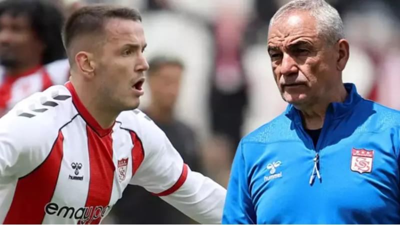 Sivasspor'da işler karıştı; Manaj, Çalımbay'ı suçladı...