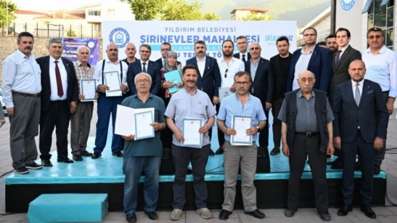 Bursa Yıldırım'da sorunlar tek tek çözülüyor