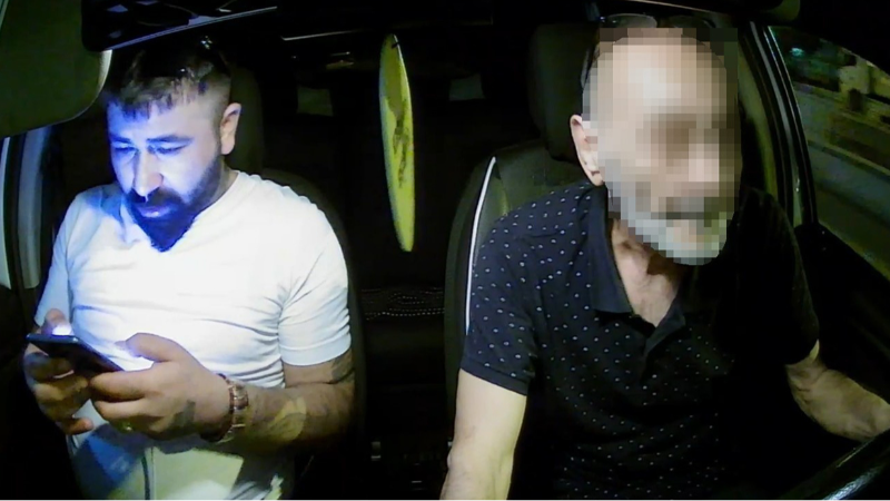 Taksiciye dehşeti yaşattı; Kaza yaptı, yakalandı