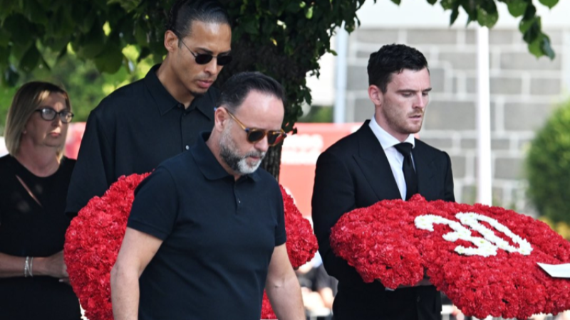 Diogo Jota'ya duygusal veda