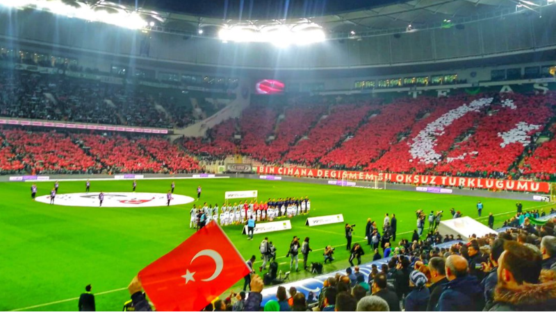 Bursa'ya Milli maç sevinci