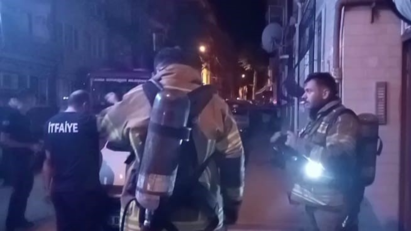 Bursa'da gece yarısı alevler yükseldi