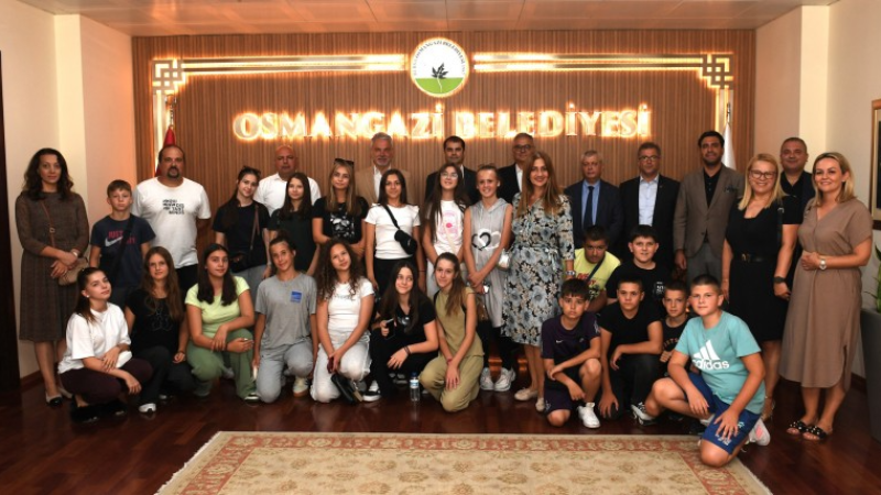 Bursa Osmangazi'nin çok özel misafirleri