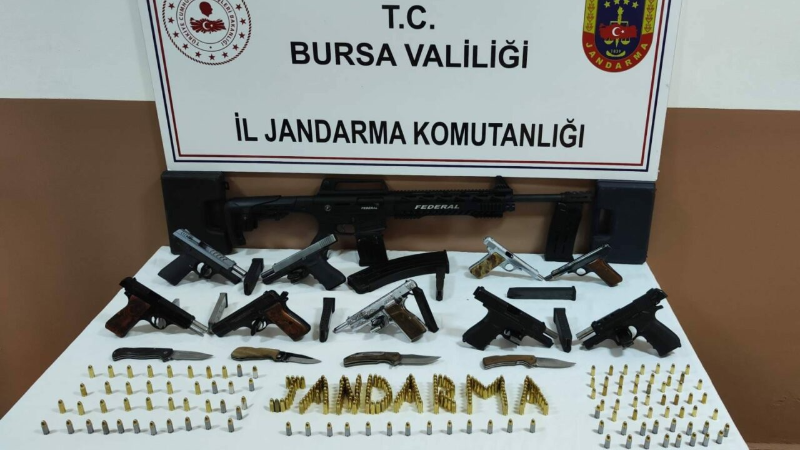 Bursa’da cephanelik gibi ev