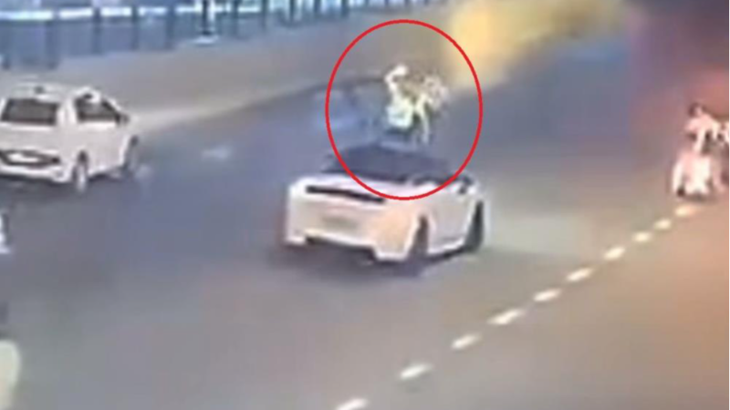 Bursa'da hareketli gece; Kaçan aracı dubayla durdurmaya çalıştı