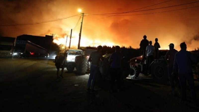 Bursa'daki yangın mağdurlarına destek; 10 milyon lira...
