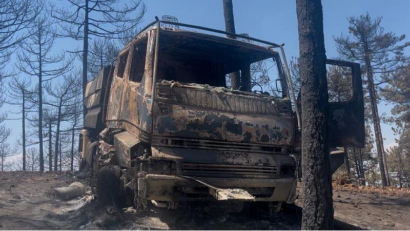 Bursa'da ekipler bu araçtan canını zor kurtardı!