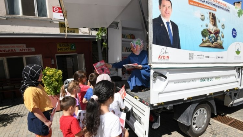 Bursa'da çocuklar bu kütüphaneyi çok sevdi