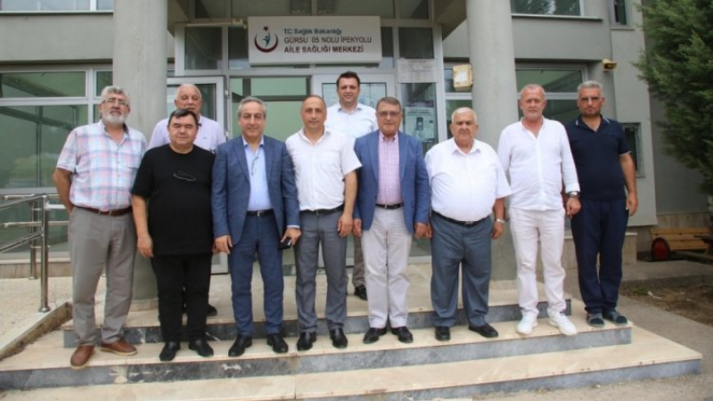 BESOB'dan yangın bölgesine destek ziyareti