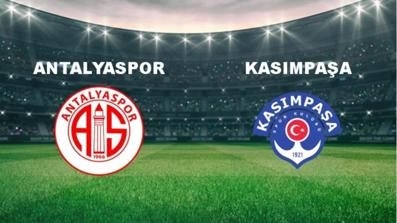 Antalyaspor-Kasımpaşa maçı ne zaman, saat kaçta, hangi kanalda?
