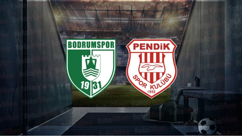 Bodrumspor-Pendikspor maçı saat kaçta ve hangi kanalda?