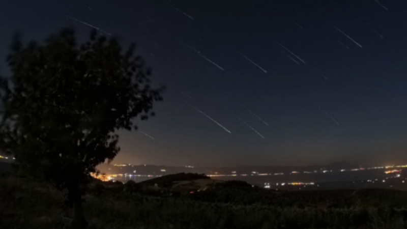 Bursa'ya meteorlar yağmur oldu yağdı!