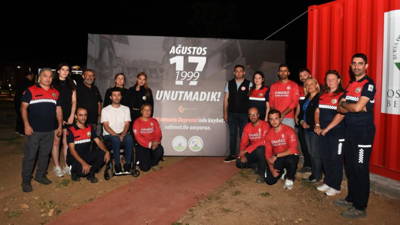 Bursa Osmangazi'de 17 Ağustos depremi unutulmadı