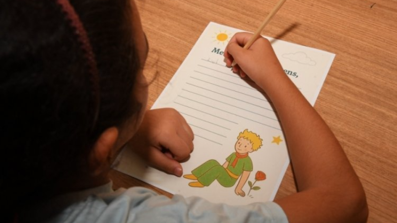 Osmangazi'de çocuklar mektup yazma alışkanlığı kazandı