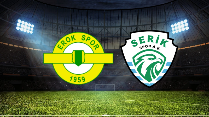 Erokspor-Serikspor maçı saat kaçta, hangi kanalda?