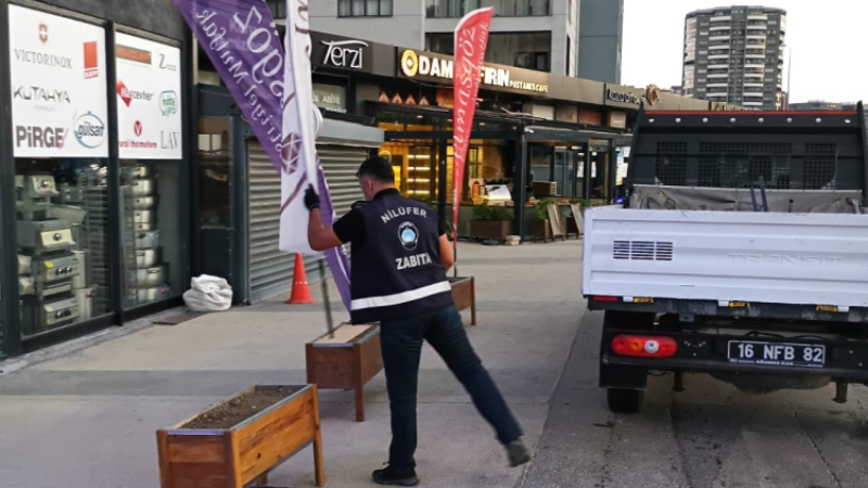 Bursa Nilüfer'de görüntü kirliliğine izin yok!