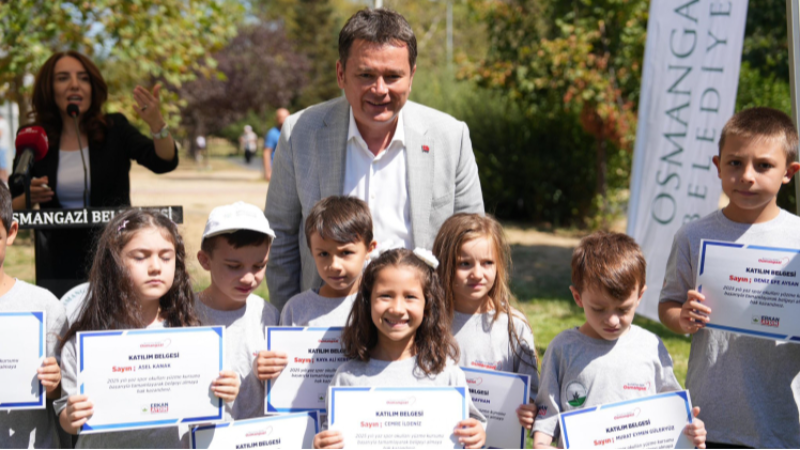 Bursa Osmangazi'de minikler çok mutlu!