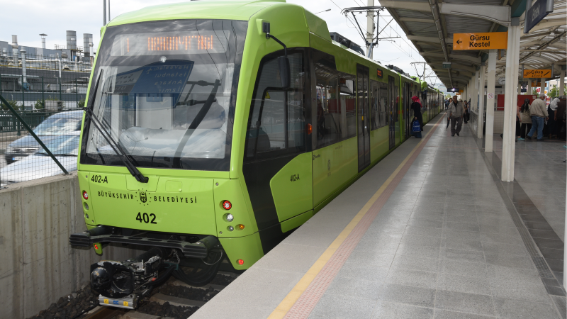 Bursa'daki o metro istasyonları geçici olarak kapanıyor