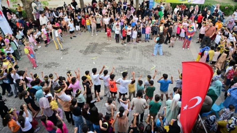 Bursa Yıldırım'da çocuklar unutulmaz bir tatil dönemi yaşadı