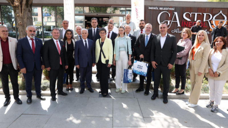 Bursa mutfağı yine büyüledi; Alman heyet şaştı kaldı...