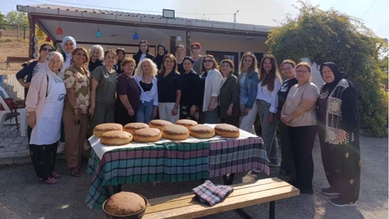 Bursa'da kadınlar üretmenin keyfini yaşadı!