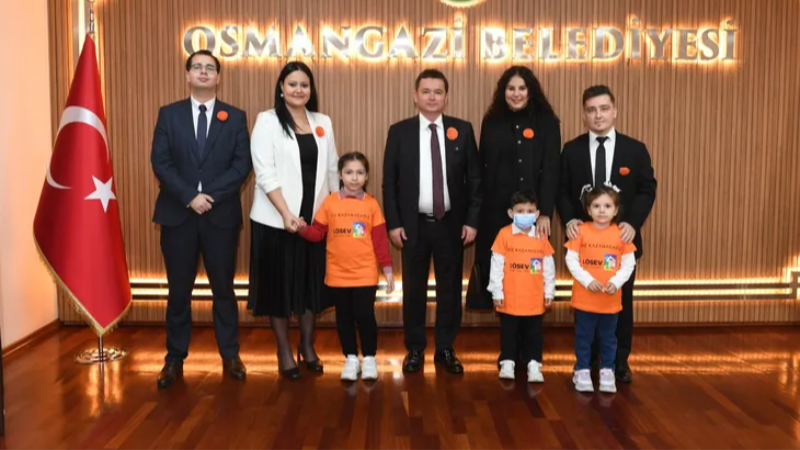 Bursa'da Başkan Aydın'ın özel konukları!