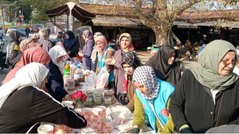 Bursa Mudanya'dan Gazze'ye destek!