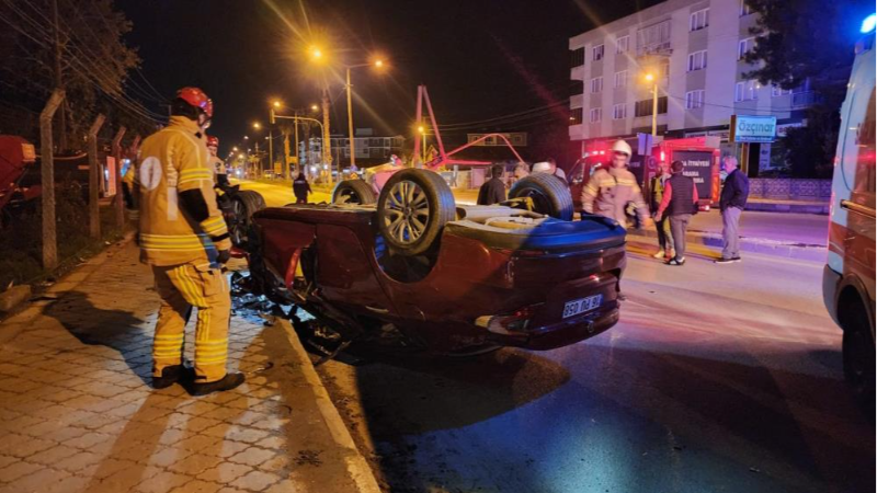 Bursa'da hız yaptı, ortalığı savaş haline çevirdi