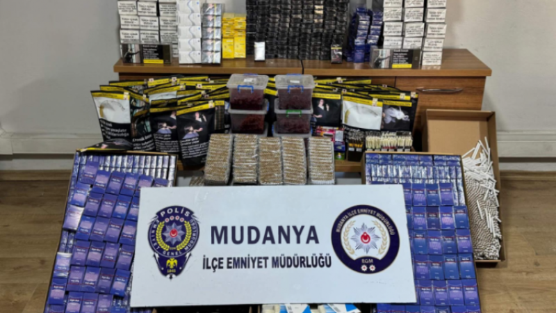 Bursa'da kaçak tütün operasyonu!