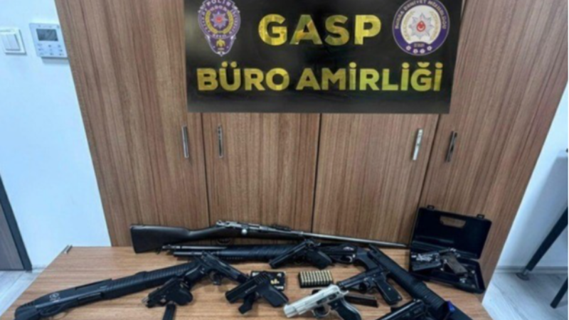Bursa'da silah operasyonu