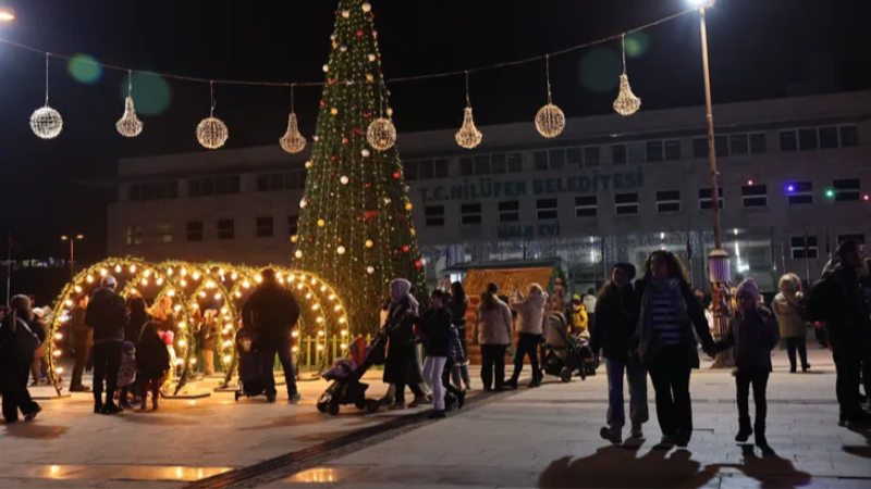 Bursa Nilüfer’de yeni yıl coşkusu erken başlıyor