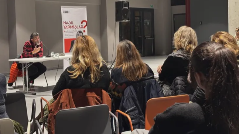 Bursa Nilüfer’de dikkat çeken söyleşi