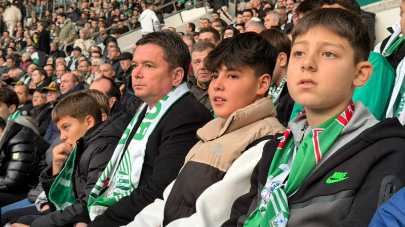 İlk kez Bursaspor heyecanı yaşadılar