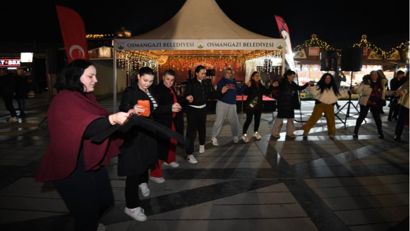 Yeni yıl festivali Bursa'yı renklendirdi!