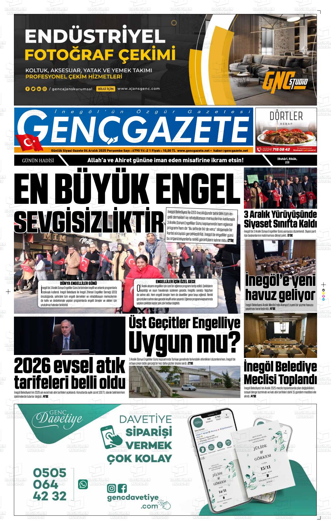 GEN&#199; GAZETE